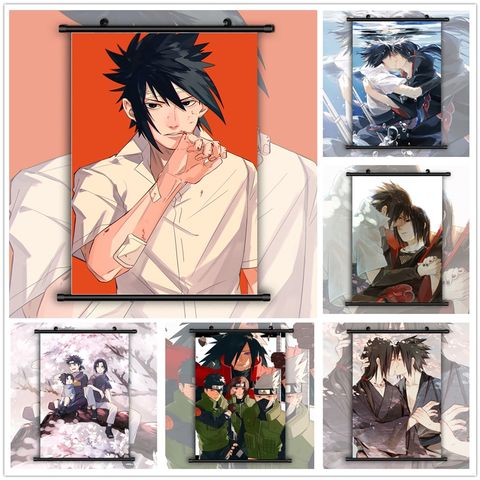 Buy Naruto Sasuke X Itachi Uchiha Anime Manga Hd Print Wall Poster Scroll In The Online Store Neko Anime Store At A Price Of 19 99 Usd With Delivery Specifications Photos And Customer Reviews