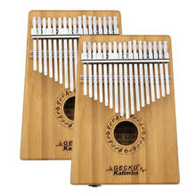 Kalimba de 17 teclas, Kalimba de bambú, tono B, Pulgar, Piano, con martillo de afinación 2024 - compra barato