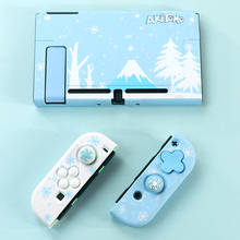 NS Switch Protective Cover Case Snowflake Hard PC Skin Shell For Nintendo Switch NS Game Console Joy-con Housing Accessories 2024 - buy cheap