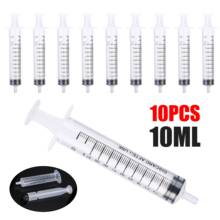 10pcs/set Dispensing Syringes 10ml Plastic Measuring Syringe Slip For Industrial Inking Oil Glue Dispensing Supplies 2024 - buy cheap