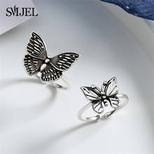 Anéis de borboleta vintage boêmia, joias de luxo para casamento, presente para melhor amigo e mulher 2021 2024 - compre barato