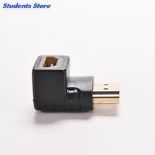 1 Pcs HDMI Cable Adapter 90 Degree Angle HDMI Male to HDMI Female Converters for 1080P HDTV Cable Adaptor Extender 2024 - buy cheap