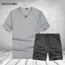 Mens Suits With Shorts Summer Plus Size Tracksuit Sportswear Men's Running Sweatsuit Set 3XL 4XL Jogger Male T Shirts Boardshort 2024 - buy cheap