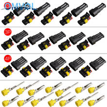 15sets 2/3/4Pin Way Waterproof Electrical Wire Connector Plug 2024 - buy cheap