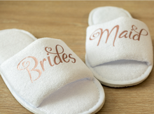 Personalised maid of honor Open Toes slippers bride Wedding Slippers,Bridesmaid Gift,custom mother of the bride bridal party 2024 - buy cheap