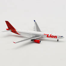 1:400 THAI Lion Support Plane model Airbus A330 Airlines Alloy Aircraft W base wheel Diecast Aircraft landing gear Airplane Toys 2024 - buy cheap