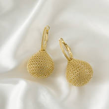 Big ball earrings for women party Accessories Water drop dangle wedding gift large earrings women use 2024 - buy cheap