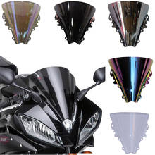 ALLGT New Black Smoke Windscreen Windshield Fit For Yamaha YZF R6 2006 2007 2024 - buy cheap