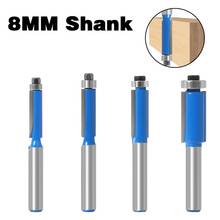 1Pcs Straight Knife Router Bit Wood Cutter With Bearing for Wood Trimming Bit 8mm Shank Milling Cutter Woodwork Milling Tools 2024 - buy cheap