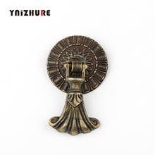 1pc 54*37mm Antique Pattern Combination Pendant Handle Traditional Retro Furniture Drawer Cupboard Handle Knob Bronze Pull 2024 - buy cheap