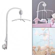 Baby Crib Holder White Rattles Arm Bracket Set Cot 360 Degree Rotating Cribs Bed Bell Toy Wind-up Baby Rotary Mobile Music Box 2024 - buy cheap