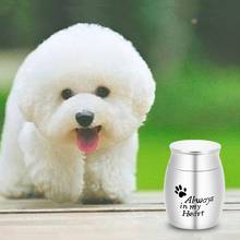 Pet Cremation Urns Stainless Steel Ash Memorial Container Dog Cat Perfect Restin K1MF 2024 - buy cheap