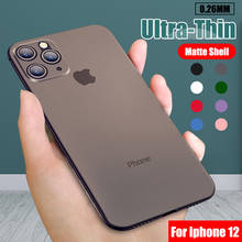 Ultra Thin Matte PP Phone Case For Iphone SE 2020 11 12 mini Pro XS Max X XR 6S 6 7 8 Plus Full Cover Shockproof Protective Case 2024 - buy cheap