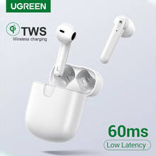 Беспроводные наушники Ugreen HiTune T2, игровые наушники TWS, Bluetooth 5,0, стерео басы с низкой задержкой и микрофоном 2024 - купить недорого