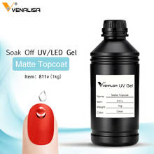 VENALISA 1KG BULK Good Quality Base Coat Primer Soak Off Top Coat No Wipe Top Coat Rubber Base/matte Top Gel 2024 - buy cheap