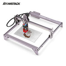 Atomstack a5 pro 40w gravador a laser cnc desktop diy máquina de corte gravura a laser com 410x400 área de gravação compressão ponto 2024 - compre barato