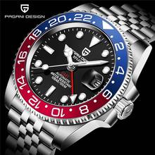 2021 New PAGANI DESIGN Luxury Men GMT Automatic Machinery Watch 40MM Ceramic bezel Jubilee Strap Sapphire 100M Waterproof Watch 2024 - buy cheap