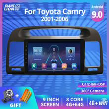 Автомагнитола 2DIN Android 9,0 для Toyota Camry 5 XV 30 2001- 2006 с GPS-навигацией, автомобильный мультимедийный видеоплеер No 2Din, автомобильный Dvd-плеер 2024 - купить недорого