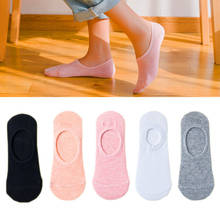 5 Pairs Women Socks Female Cotton Socks Summer New Solid No Show Casual Socks Candy Colors Cute Ladies Students Girls Boat Socks 2024 - buy cheap