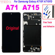 6.7" Original AMOLED LCD For Samsung Galaxy A71 A715 LCD Display Touch Screen Digitizer Assembly For Samsung A715F A715FD LCD 2024 - buy cheap