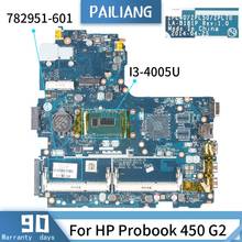 Parpailiang-placa-mãe para laptop hp probook 450 g2, placa principal LA-B181P de 782951 a 601, core sr1ek, I3-4005U 2024 - compre barato