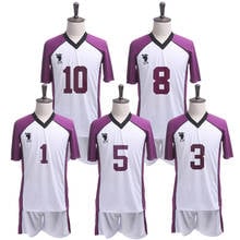 Haikyuu Season 3 Shiratorizawa Academy Cosplay Jersey Uniform Wakatoshi Ushijima Eita Semi Satori Tendo Sportswear Costume Sets 2024 - buy cheap