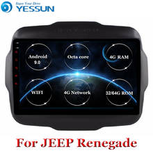 Android 9 Octa core car dvd For JEEP Renegade Radio 2016 2017 multimedia GPS Radio stereo gps navigation 2024 - buy cheap