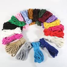 5 Yards 6mm Round Polyester Cotton Cord Handmade Eight Shares Rope For DIY Crafts Making Home Decorative Accessory 2024 - buy cheap