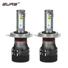 EURS 2PCS 12V Car Headlight H4 LED H7 LED H1 H3 H11 HB3 HB4 9005 9006 60W 6000LM Auto Headlamp 6000K Light Bulb M9 LED Lamps 24V 2024 - buy cheap