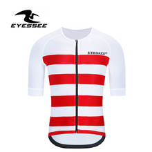 EYESSEE 2020 Quality cycling Jersey short sleeve pro team race cycling wear road bicycle shirt fit lightweight bicycle Jersey 2024 - buy cheap