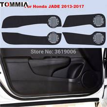 TOMMIA For Honda Jade 2013-2017 Car Inside Door Cover Scratch Protection Anti Kick Pads Carbon Fiber Stickers 4pcs 2024 - buy cheap