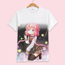 Unisex comicgirls Anime Cos comic girls Moeta Kaorako Cotton Casual T-Shirt Tee T Shirt 2024 - buy cheap