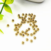 100pcs small gold Stainless Steel Loose Beads Spacer Beads 2/3/4mm  For DIY Bracelet & Necklace Accessories Jewelry Making 2024 - buy cheap
