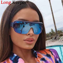 Trendy Oversized Sunglasses Men Women Luxury Brand Designer Retro Sun glasses Female Oversize Big Frame Sunglass UV400 Oculos 2024 - buy cheap