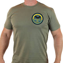 Camiseta militar en negro, 100% algodón, incluye parte delantera rusa 2024 - compra barato