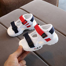 Sandalias antideslizantes de fondo suave para niños, zapatos de playa para bebés, calzado deportivo de ocio 21-30, novedad de verano 2021 2024 - compra barato
