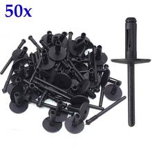 50pcs Plastic Expansion Blind Rivets Car Bumper Clip Universal Auto Fasteners Retainer Push Pin for BMW E90 E91 Ford Chrysler GM 2024 - buy cheap