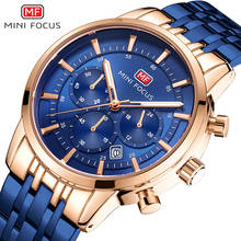 Relogio Masculino MINI FOCUS Men Business Chronograph Quartz Watch Stainless Steel Male Clock  Men‘s Luxury Waterproof Watches 2024 - buy cheap