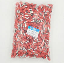 E10-12 insulated electrical  terminal crimp terminals 10MM2 wire connector 1000pcs/lot 2024 - buy cheap