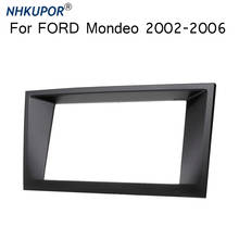 Fascia de Radio de coche 11-060 para FORD Mondeo 2002-2006, Kit de marco de placa de instalación de ajuste de CD de tablero estéreo de 2 Din Doble 2024 - compra barato