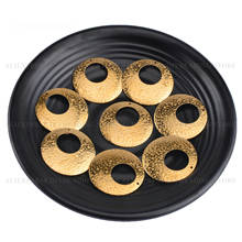 4-200 Pcs Charms for Earring Making Brass Circle Donut Charms Curved Round Pendant Finding Material Lots Supplies 2024 - buy cheap