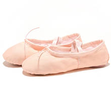 USHINE Update Quality Yoga Slippers Gym Teacher Yoga Ballet Dance Shoes For Girls Women Ballet Shoes Canvas Kids Children 2024 - buy cheap
