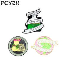 Round Badge Pyjamas for life Sexy girl fundraising Enamel Pin Green reagent bottle banner Brooch Clothes trousers fun Lapel Pins 2024 - buy cheap