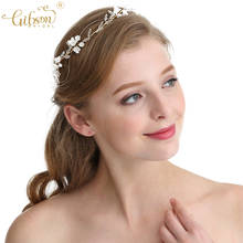Lily Flower Crystal Bridal Hair Vine Bridesmaid Headpiece Wedding Hair Accessories Princess Headpiece 2024 - buy cheap