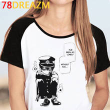 Camiseta de Hanako Kun para mujer, remera blanca informal, ropa de calle, camisetas kawaii harajuku 2024 - compra barato