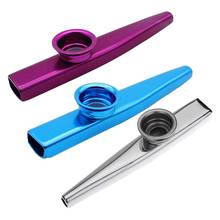 Kazoo Aluminum Alloy Metal With 5 Pcs Gifts Flute Diaphragm For Children Music-Lovers, Purple & Blue & Silver(3 Set) 2024 - buy cheap