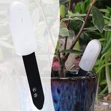 Medidor de umidade de planta portátil, casa inteligente com indicador de luz, jardim, testador de umidade do solo, monitor de flores, seco e molhado 2024 - compre barato