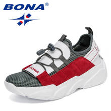 Женские сетчатые кроссовки BONA, повседневная обувь на массивной подошве, на платформе, 2021 2024 - купить недорого