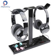 POYATU Aluminum Headphone Stand Bracket Rack Solid Base For Bose Monitor Headphone Desk Display Gaming PC Headset Holder Stand 2024 - buy cheap