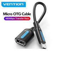 Кабель-адаптер Vention Micro USB OTG штекер-USB гнездо для Samsung S6 Xiaomi Android Phone USB 2,0 OTG 2024 - купить недорого
